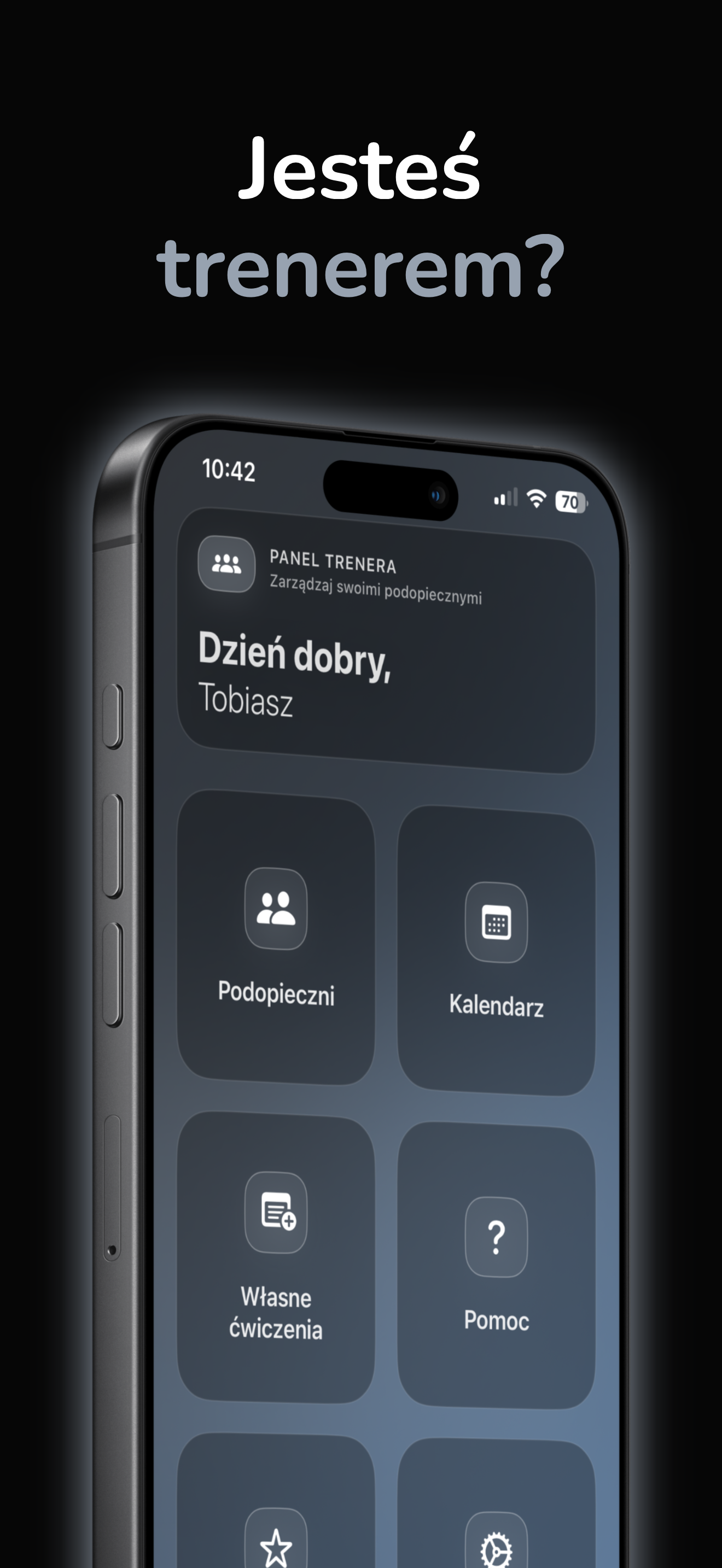 Moventa client management screen